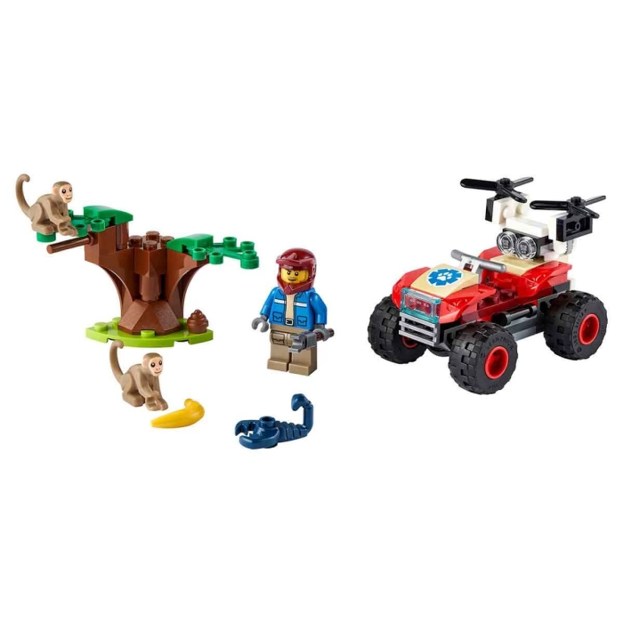 LEGO City Stunt Vahşi Hayvan Kurtarma ATV’si - 60300