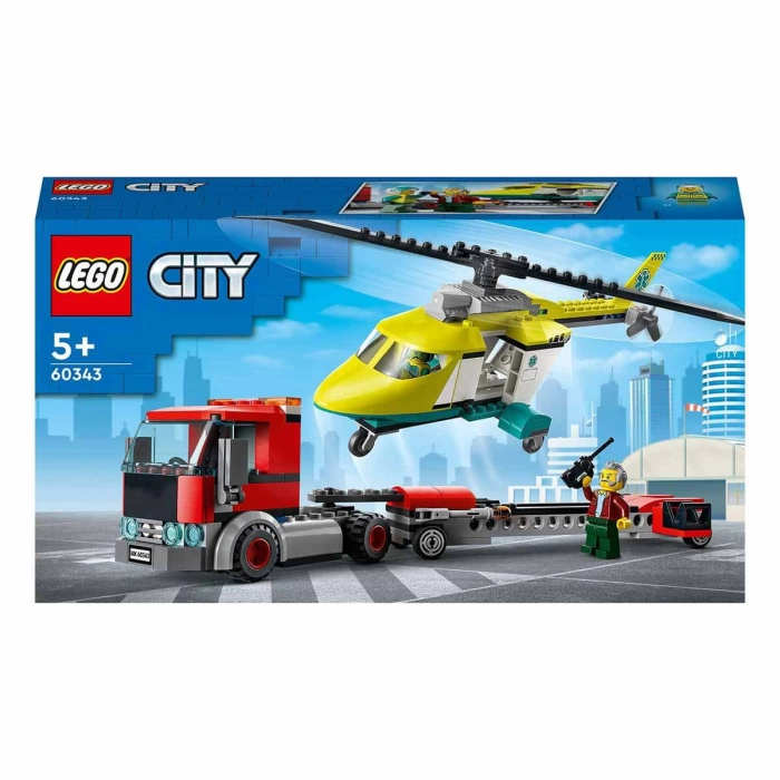 LEGO® City Kurtarma Helikopteri Nakliyesi 60343