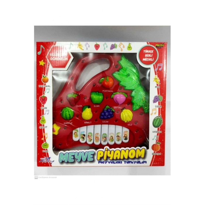 Meyve Pilli Piyanom - Kırmızı