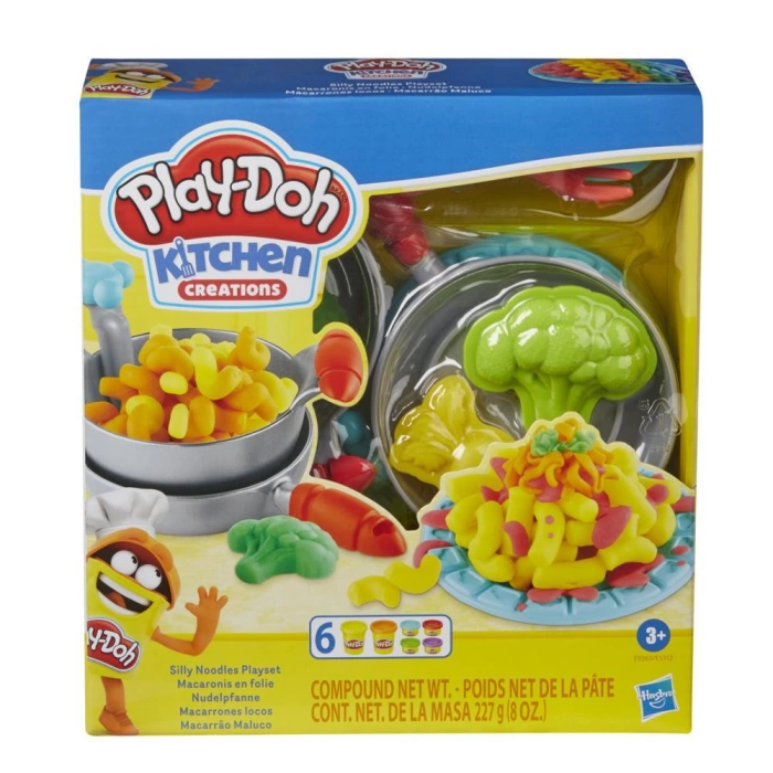 Play-Doh Mutfak Atölyesi Eğlenceli Makarna Seti-E9369