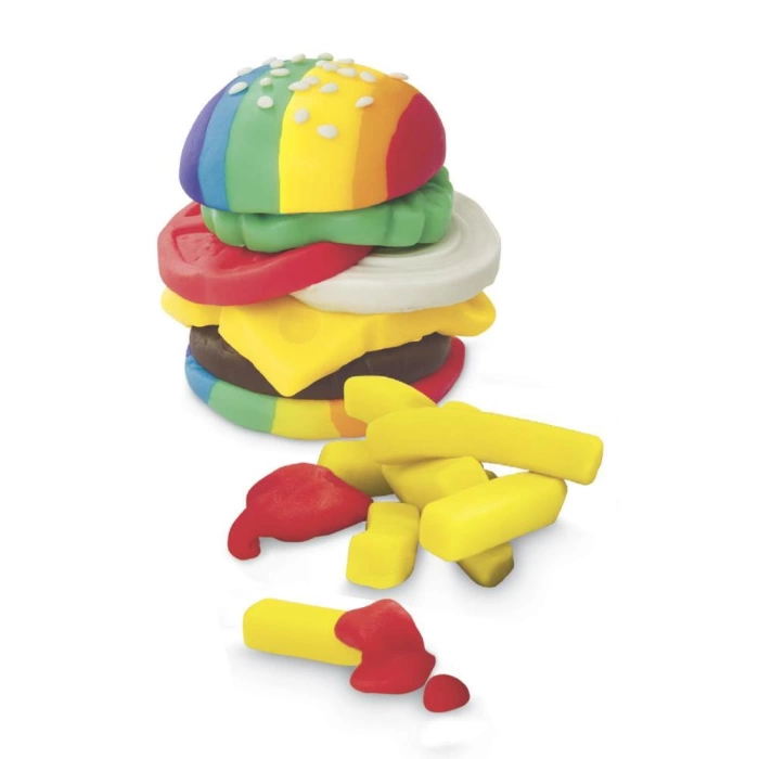 Play-Doh Mutfak Atölyesi Hamburger ve Patates Kızartması Seti -E5472