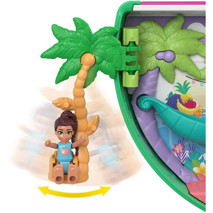 Polly Pocket ve Maceraları Micro Oyun Setleri Watermelon Pool Party-HCG19