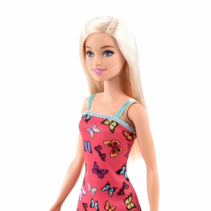 Şık Barbie - Pembe Kelebekli Elbise