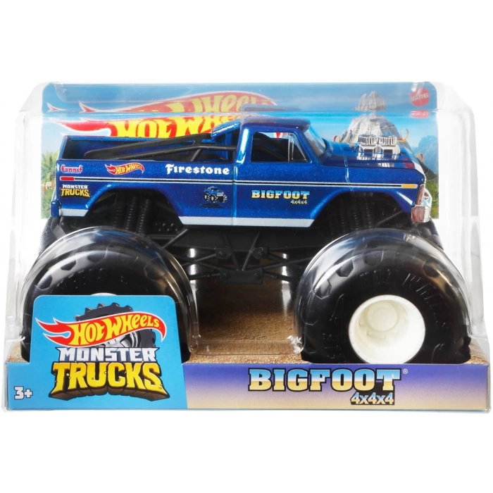 Hot Wheels Monster Trucks 1:24 Arabalar Bigfoot 4x4x4 FYJ83-GWL11