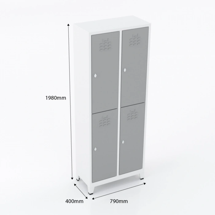 4Lü Standart Soyunma Dolabı
