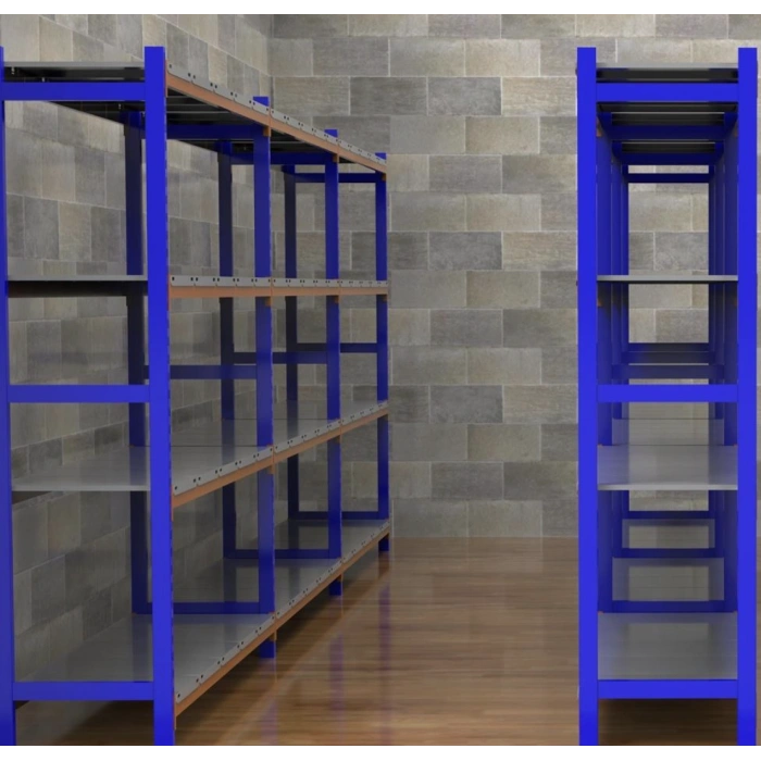 5 Katlı Depo Rafı - 300-350 Kg Taşıma Kapasiteli Hafif Rack Raf