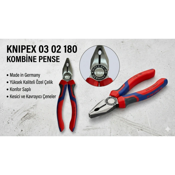 KNİPEX Ağır Tip Kombine Pense