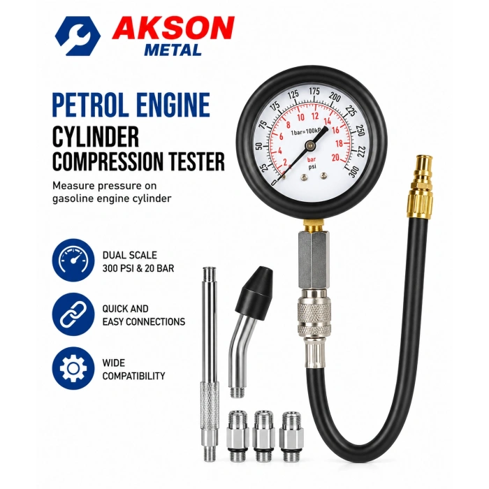 Benzinli Motor Kompresyon Test