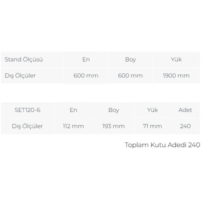 Çekmeceli Döner Metal Dolap MT 120-240