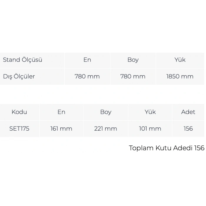Çekmeceli Döner Metal Dolap MT 175-156