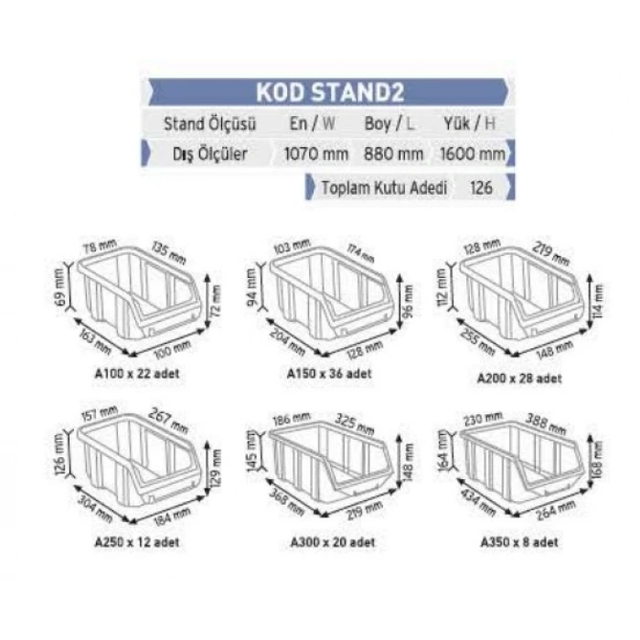 Metal Avadanlık Standı Stand2