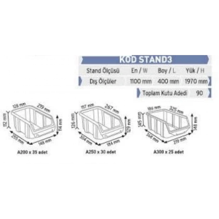 Metal Avadanlık Standı Stand3