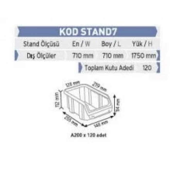 Metal Avadanlık Standı Stand7