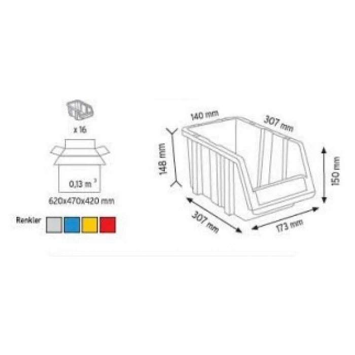 Plastik Avadanlık Kutu PA-315