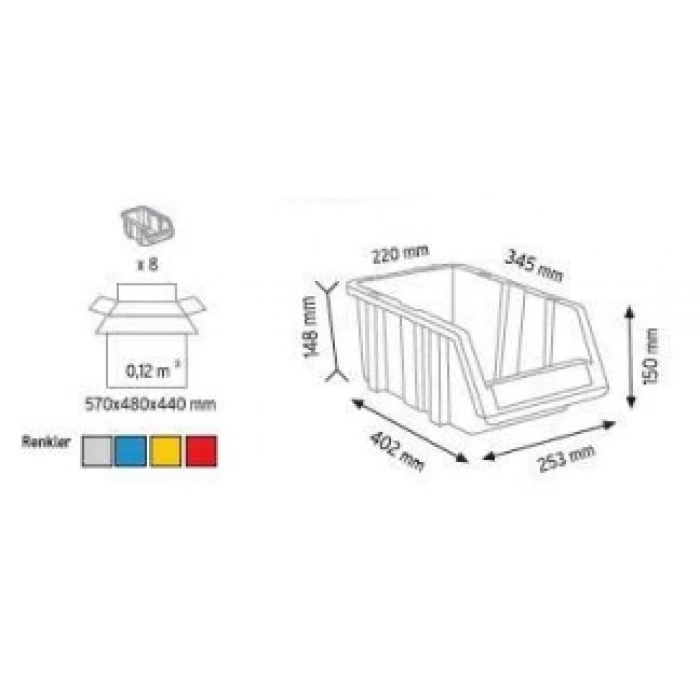 Plastik Avadanlık Kutu PA-515