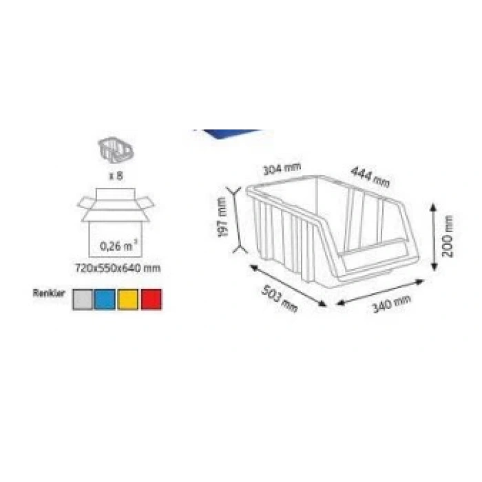 Plastik Avadanlık Kutu PA-540