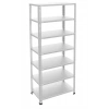 7 Katlı Galvaniz Çelik Raf - Depo, Arşiv, Kiler, Dosya, Market Rafı
