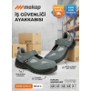 Mekap Gri Süet S1 İş Güvenlik Ayakkabısı