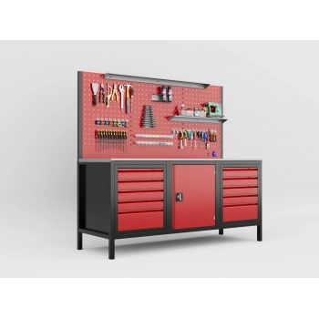 2 Metre 10 Çekmeceli Takım Tezgahı