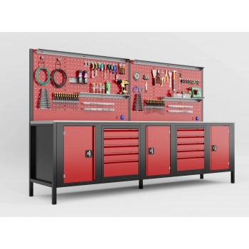 3 Metre 10 Çekmeceli Takım Tezgahı