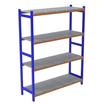 4 Katlı Depo Rafı - 300-350 Kg Taşıma Kapasiteli Hafif Rack Raf