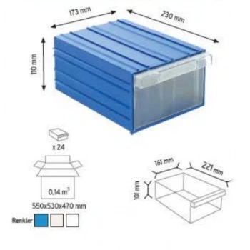 Plastik Çekmeceli Kutu 175