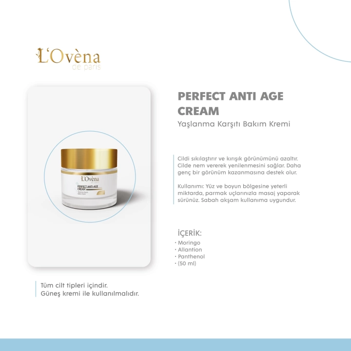 LOVENA DE PARİS - PERFECT ANTI AGE CREAM - 50