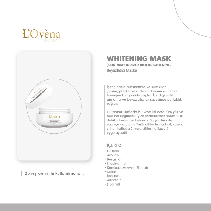 LOVENA DE PARİS - WHITENING MASK 150 ML