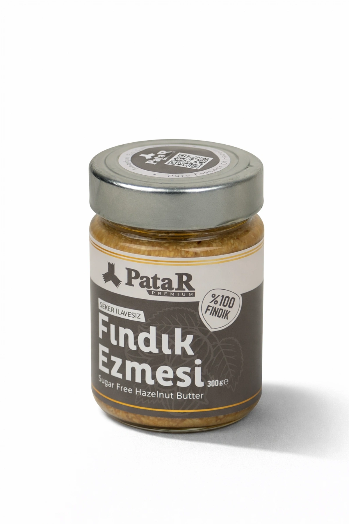 Patar Şekersiz Fındık Ezmesi 300 Gr x 4 Adet