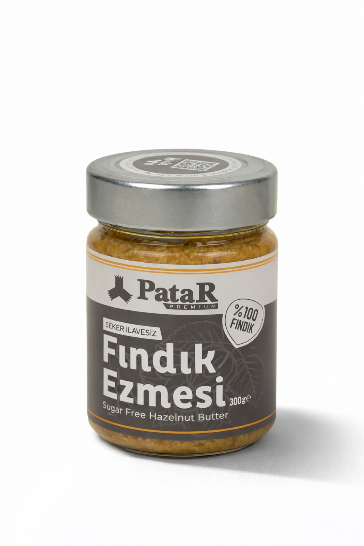 Patar Şekersiz Fındık Ezmesi 300 Gr x 2 Adet