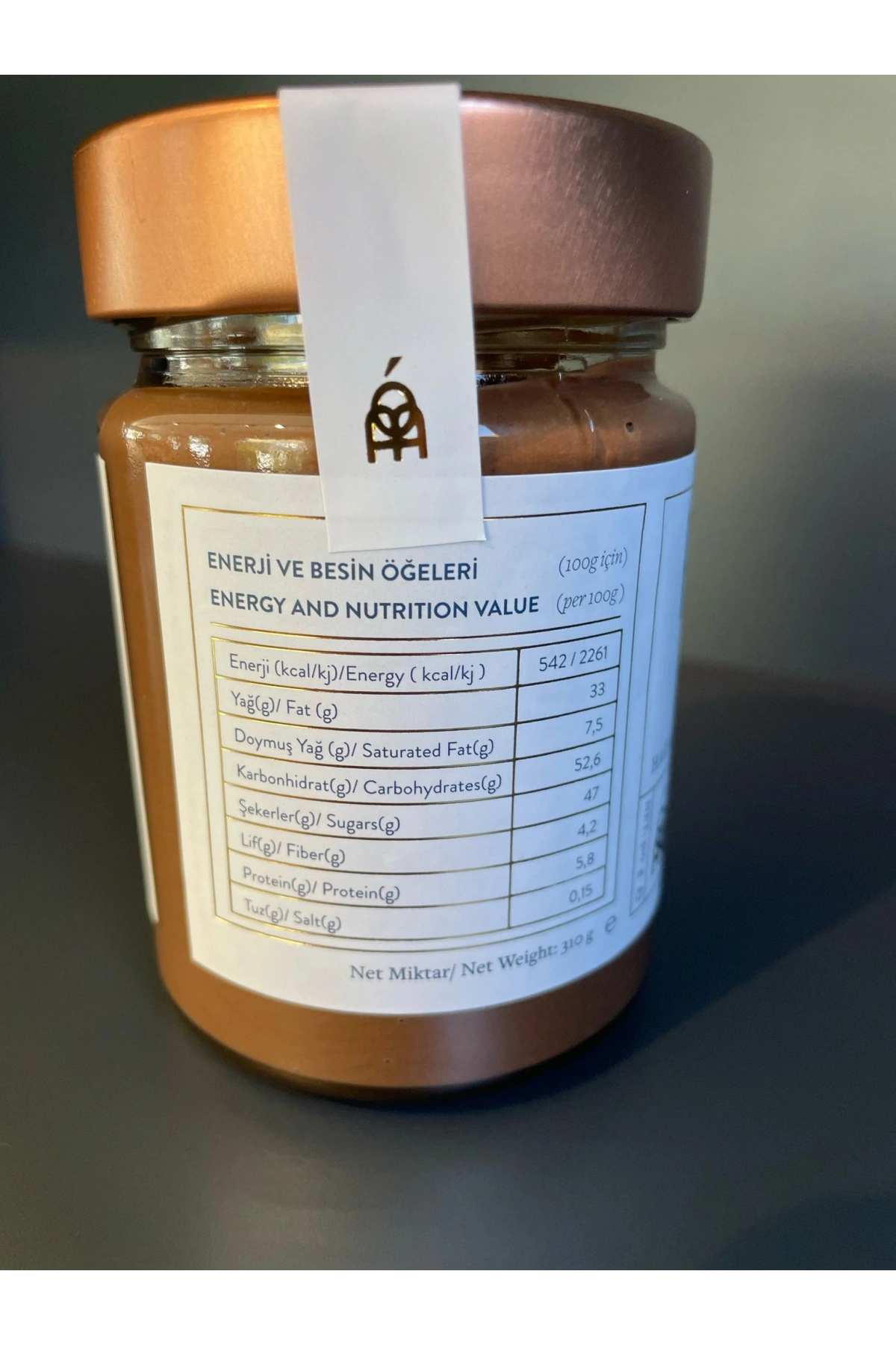 Kakaolu Fındık Kreması 310 g %30 Fındık oranı