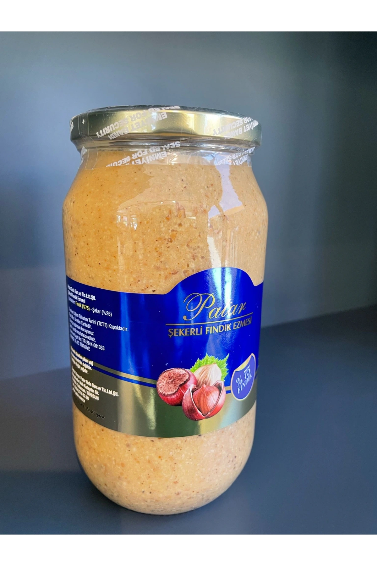 Patar Çifte Kavrulmuş Fındık Ezmesi 1000 gr x 2 Adet