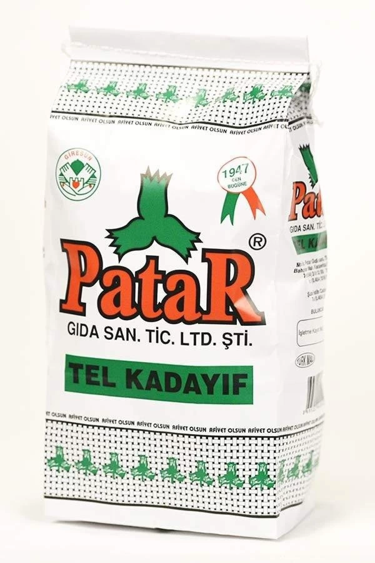 Patar Tel Kadayıf 900 Gr x 4 Paket