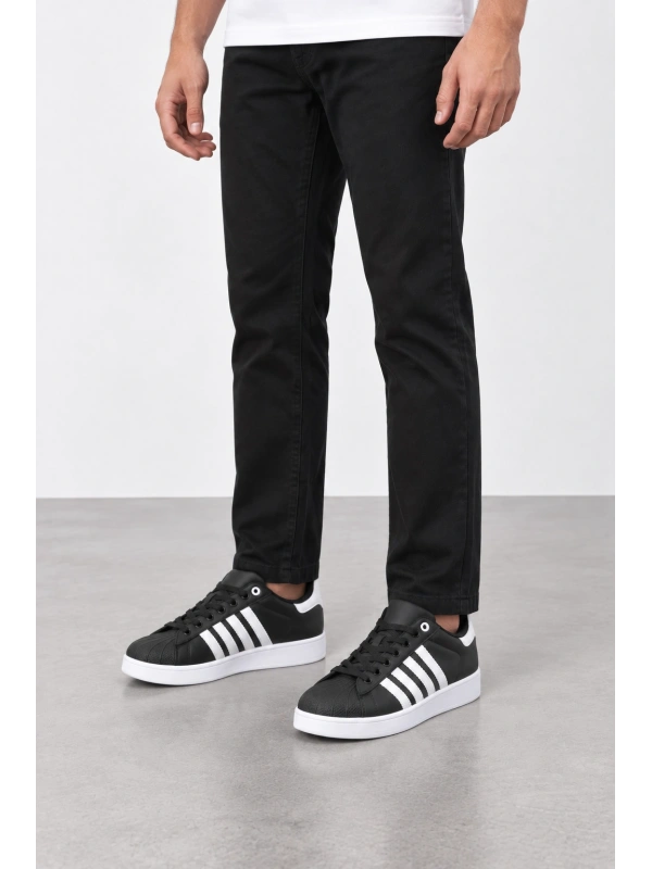 Captiva Erkek Bağcıklı Günlük Sneaker Spor Ayakkabı Siyah-Beyaz