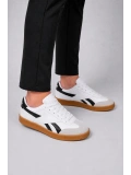 Jetta Erkek Casual Sneaker Kauçuk Taban - Beyaz-Siyah-Taba
