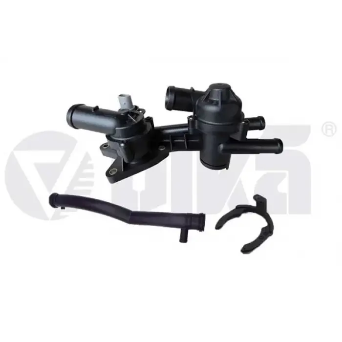 03C121111AMKIT Termostat Yuvası & Borusu Komple 83C-87C - Golf-Jetta-Octavıa-Passat-1.6 Lt.-Fsı-Blf-Bag-Blp