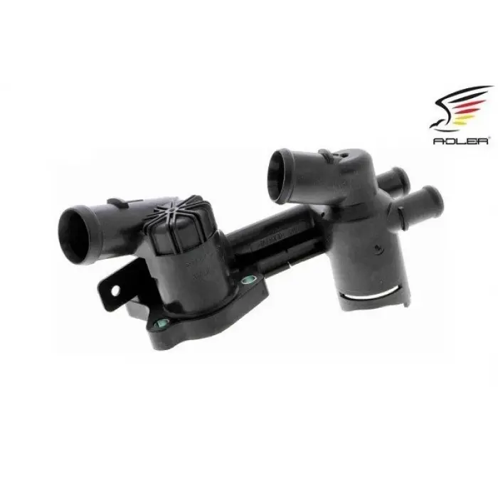 03F121111A Termostat Yuvası Komple - Golf-Jetta-Passat-Polo-Fabıa-Rapıd-Yetı-Ibıza-Cordoba-A1-1.2 Lt.-Tsı-Cbza-Cbzb