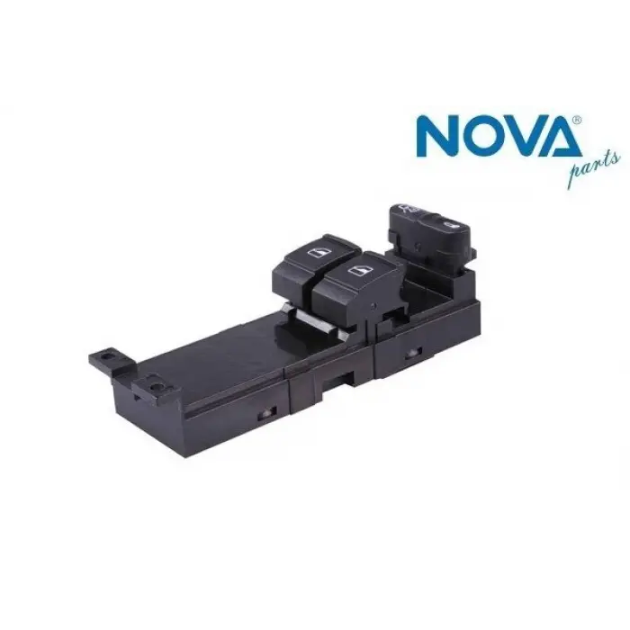 1J3959857B Cam Açma Anahtarı Ön 2li Kırmızı - Golf-4-Bora-Passat-Toledo-Leon