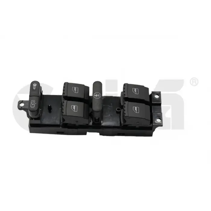 1J4959857C Cam Açma Anahtarı 4lü Yeşil Işık - Fabıa-Octavıa-Superb