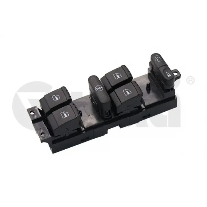 1J4959857D Cam Açma Anahtarı 4lü Kırmızı Işık - Bora-Golf 4-Passat