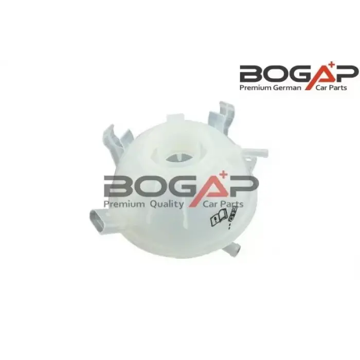 1K0121407A Radyatör Yedek Su Deposu - Golf-Jetta-Octavıa-Passat-Rapıd-1.4 Lt.-1.6 Lt.-1.9 Lt.-D