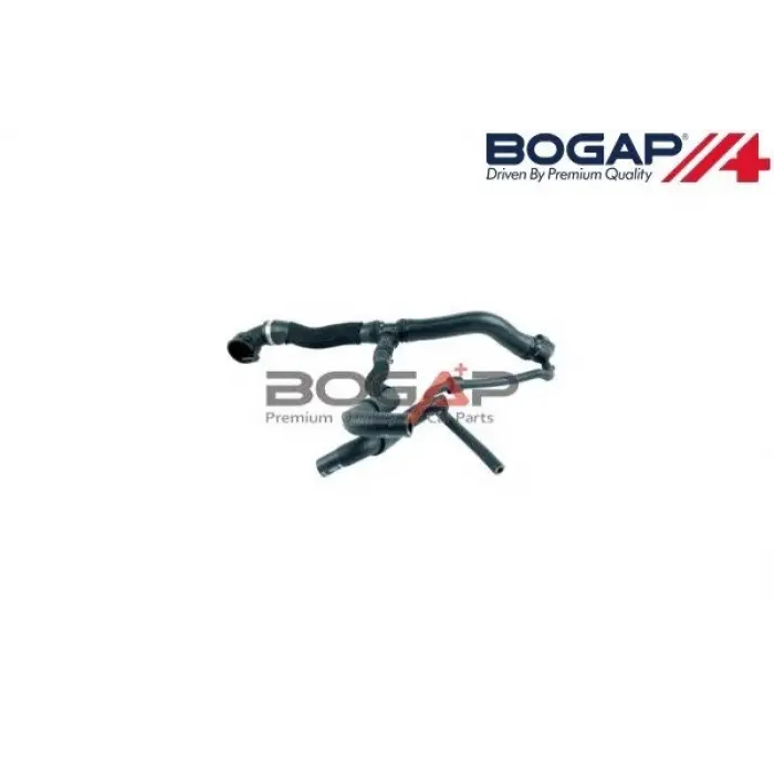 1K0122101KT Radtaör Üst Hortum & Flanşı - Golf-Jetta-A3-2.0-Tfsı-Cbfa-Ccta-Ccza