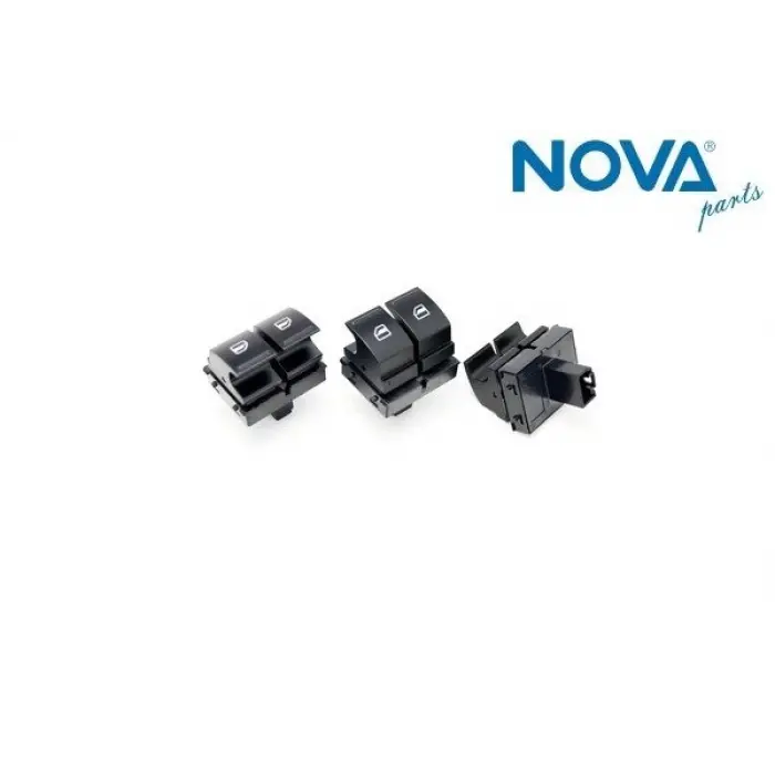 1K3959857C Cam Açma Anahtarı 2li - Amarok-Caddy-Golf-Ibıza-Leon-Passat-Polo-Touran