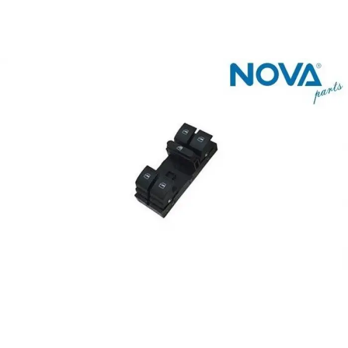 1K4959857B Cam Açma Anahtarı 4lü - Golf 5-Jetta-Passat-Polo-Amarok-Tıguan-Ibıza-Toledo-Leon