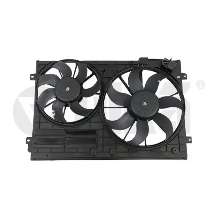 1TD121203A. Fan Motorları & Dual Çerçeve 300W+150W - Caddy-Golf 5-Octavıa-Passat-Jetta-Toledo-Leon-A3