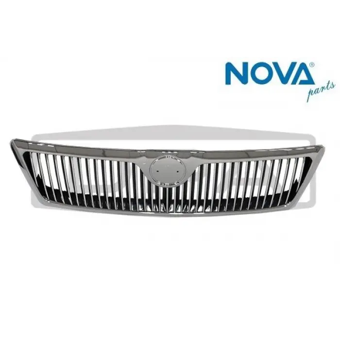 1Z0853661668C Panjur Ön Komple Krom + Krom Çıtalı - Octavıa 2004-2008