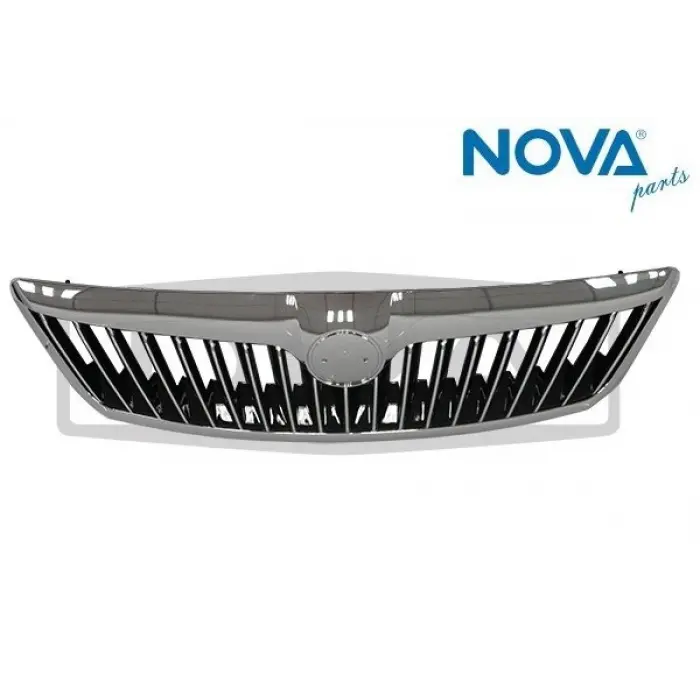 1Z0853661A668C Panjur Ön Komple Komple Krom - Octavıa 2009-2013 -Facelıft-