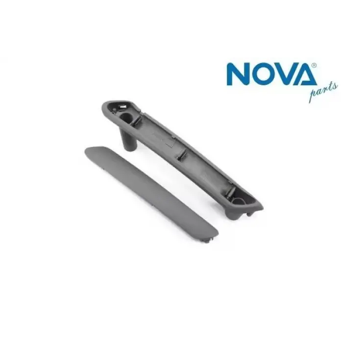 3B4867180A 7DE Kapı İç Çekme Kol & Kapak Arka SAĞ Gri - Passat 1997-2005