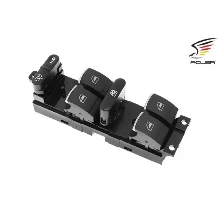 3BD959857 Cam Açma Anahtarı Krom - Bora-Golf 4-Passat