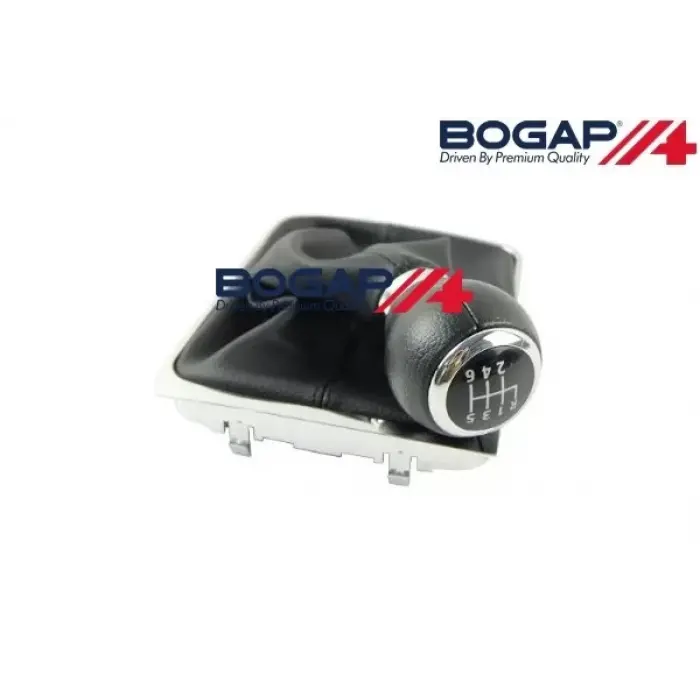 3C0711113A Vites Topuzu & Körüğü 6 Vites Krom&Krom Çerçeve - Passat 2006-2010